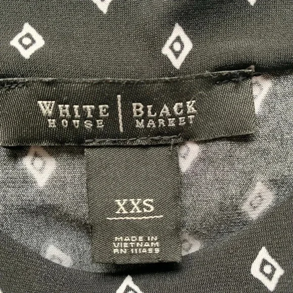 WHBM | Diamond Print Tiered Ruffle Dress - Picture 7 of 8